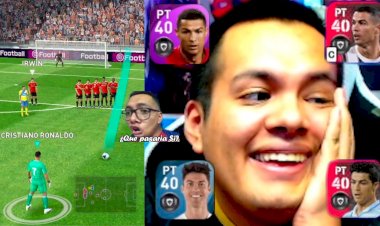 ¿Qué Pasaría SI CRISTIANO RONALDO es PORTERO en PES MOBILE?