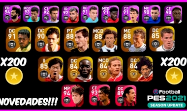 Jueves 6 de Enero y Domingo 9 de Enero del 2022 | Lo Que sale Hoy en PES 2021 MOBILE