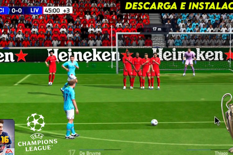 COMO INSTALAR NUEVO FIFA 16 MOBILE Edición Champions League