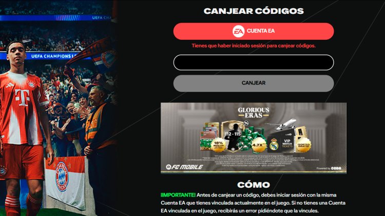COMO CANJEAR CODIGOS en FC MOBILE